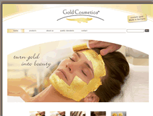 Tablet Screenshot of gold-cosmetica.com